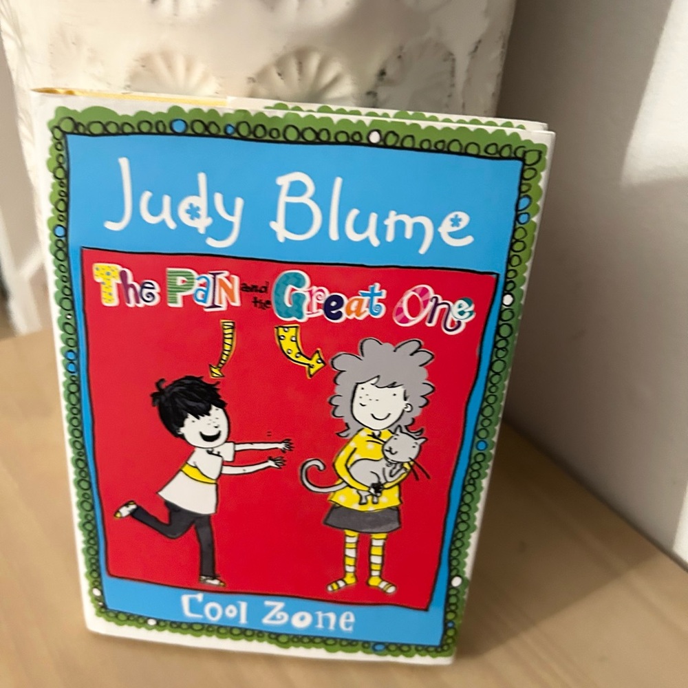 Cool Zone Judy Blume 2008 The Pain and the Great One Hardcover Book